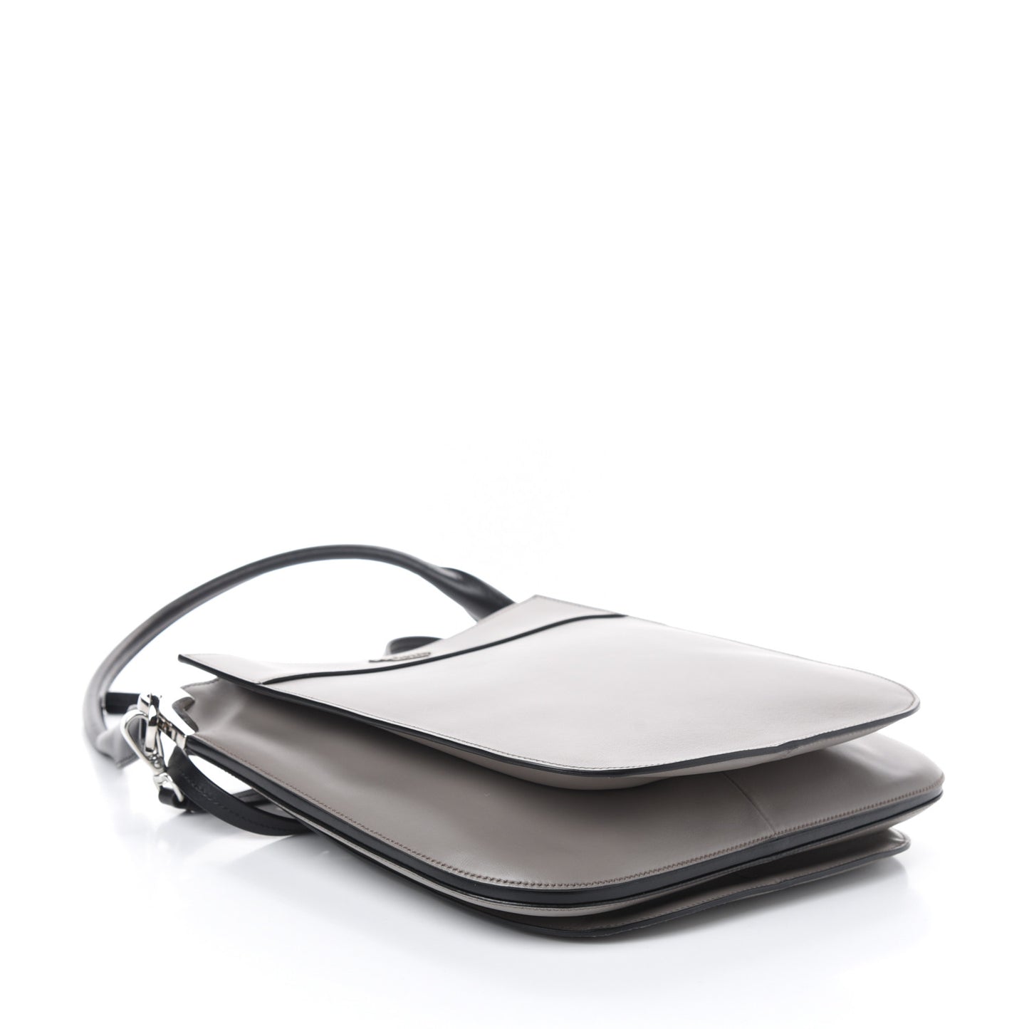 City Calfskin Small Margit Bag Argilla Black