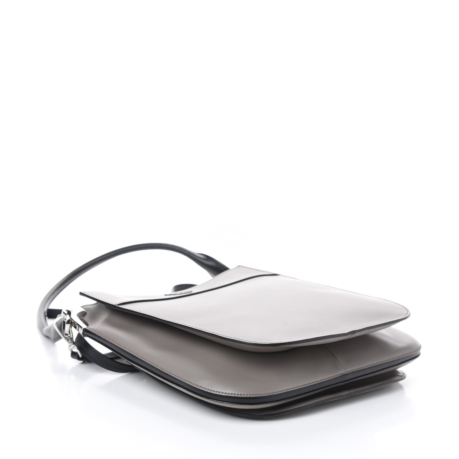 Prada City Calfskin Small Margit Bag Argilla Black 4 of 9