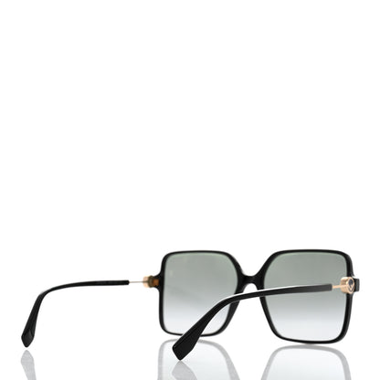 Fendi Square Sunglasses FF 0411/S Black 4 of 7