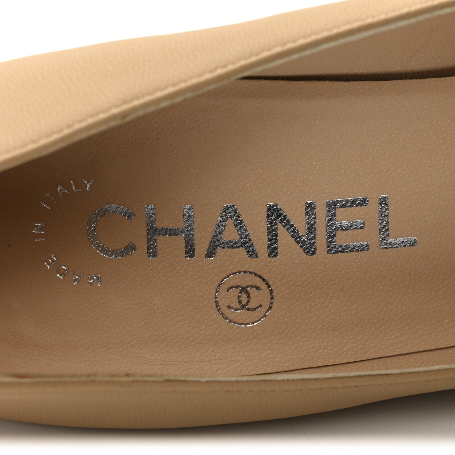 Chanel Calfskin Cap Toe Chain Wedge Pumps 36 Marron Clair Black 8 of 13