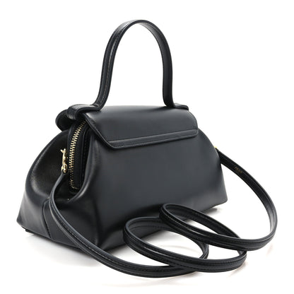 Celine Shiny Calfskin Small Flair Bag Black 2 of 9