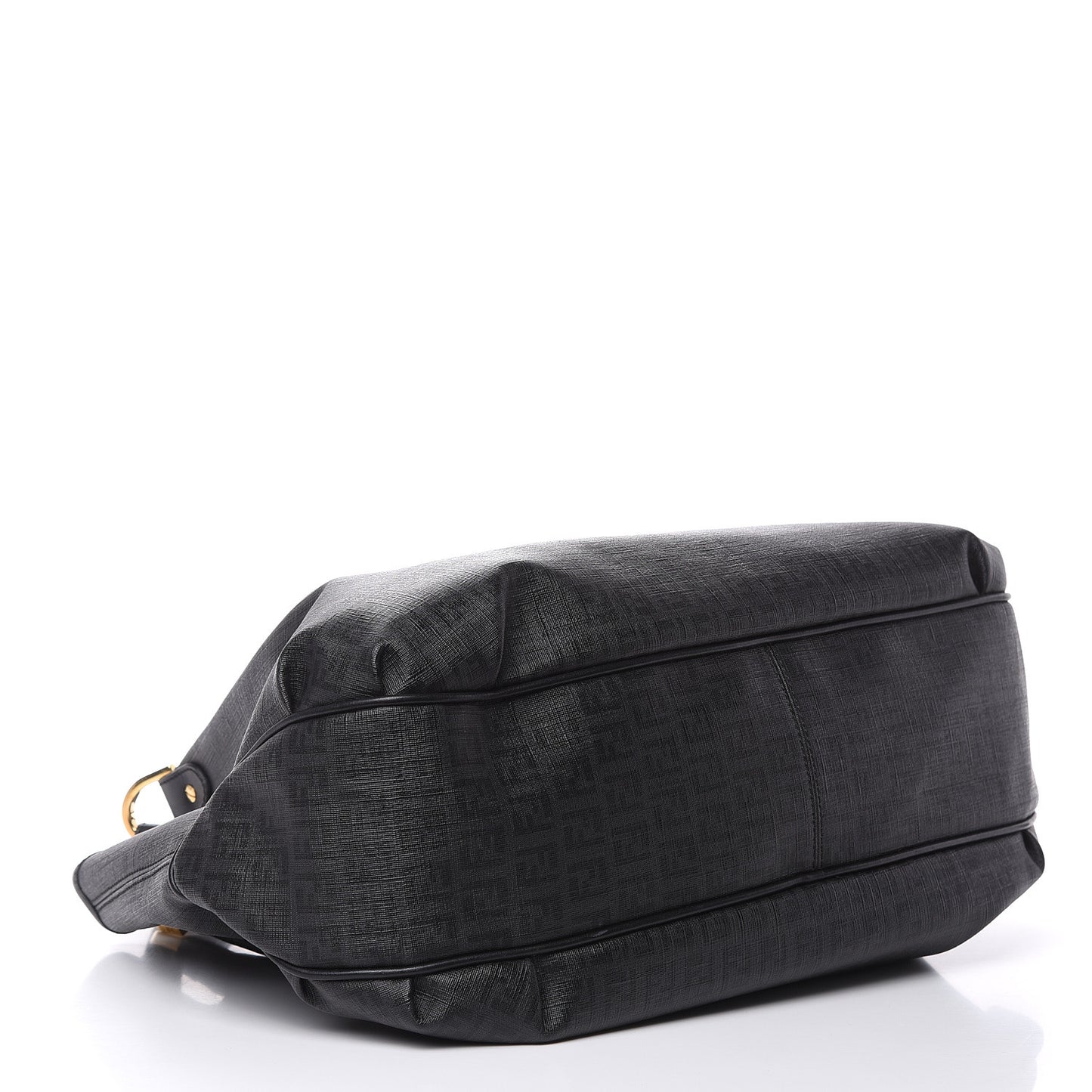 Zucchino Spalmati Vitello Medium Chiusura Tote Black