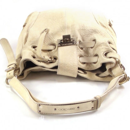 Jimmy Choo Leather Tall RAMONA Cream 6 of 10