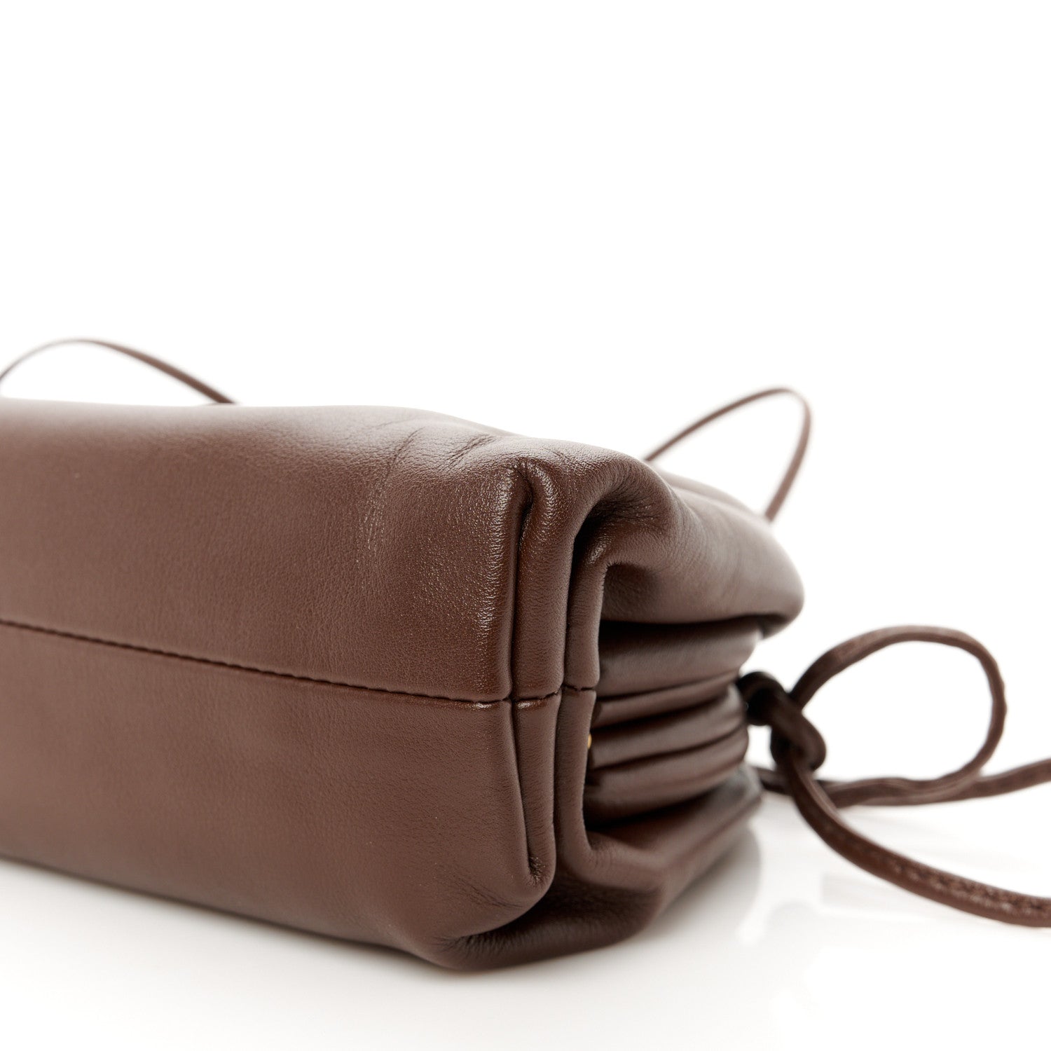 Bottega Veneta Butter Calfskin The Mini Pouch Kaki Fondente 10 of 10