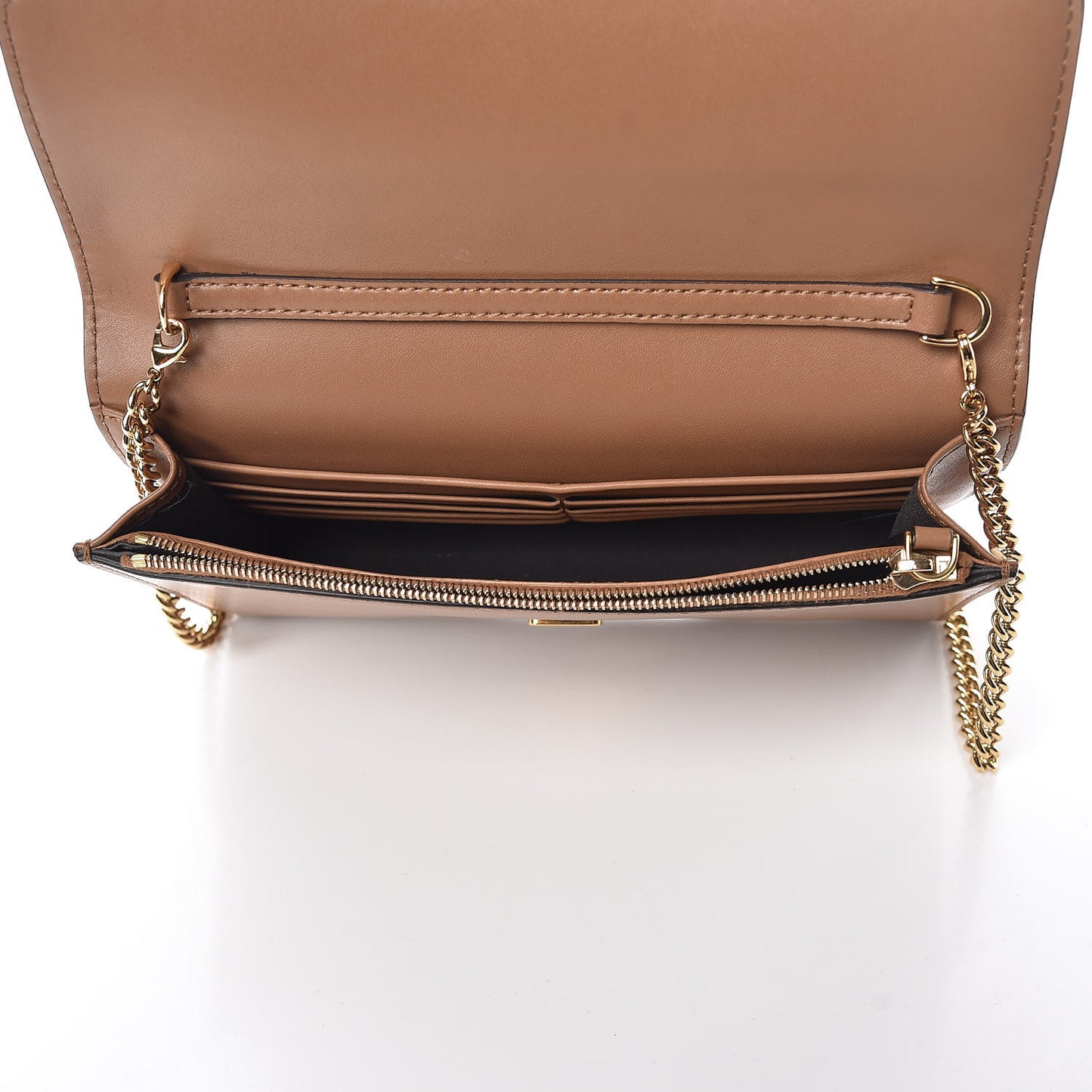 Vitello F is Fendi Medium Envelope Wallet on Chain Orzo