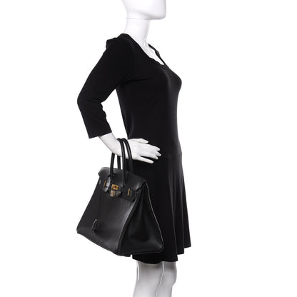 Hermes Ardennes Birkin 35 Black 2 of 18