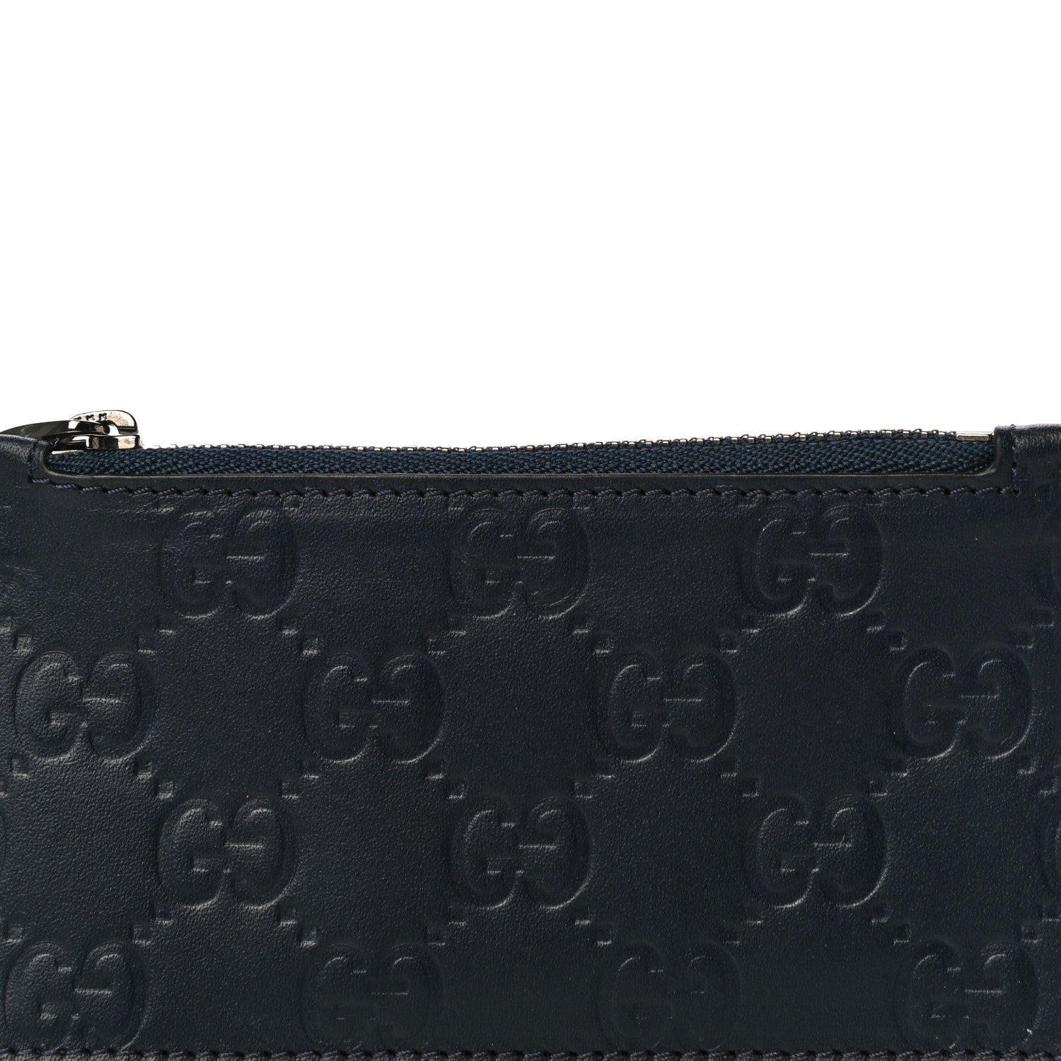 Gucci Guccissima Signature Coin Case Card Holder Blue 7 of 9