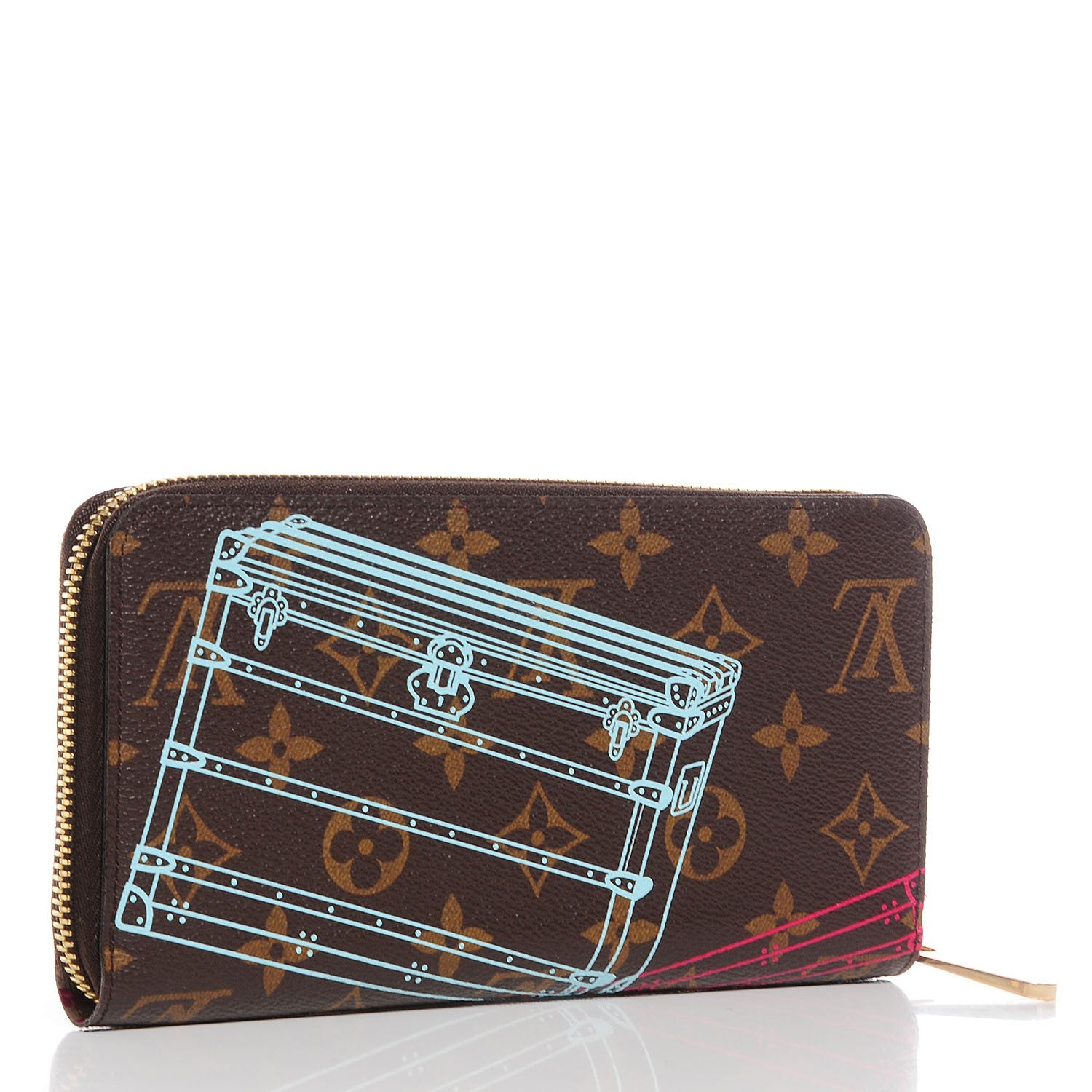 Louis Vuitton Monogram 2014 Christmas Animation Zippy Wallet 3 of 7