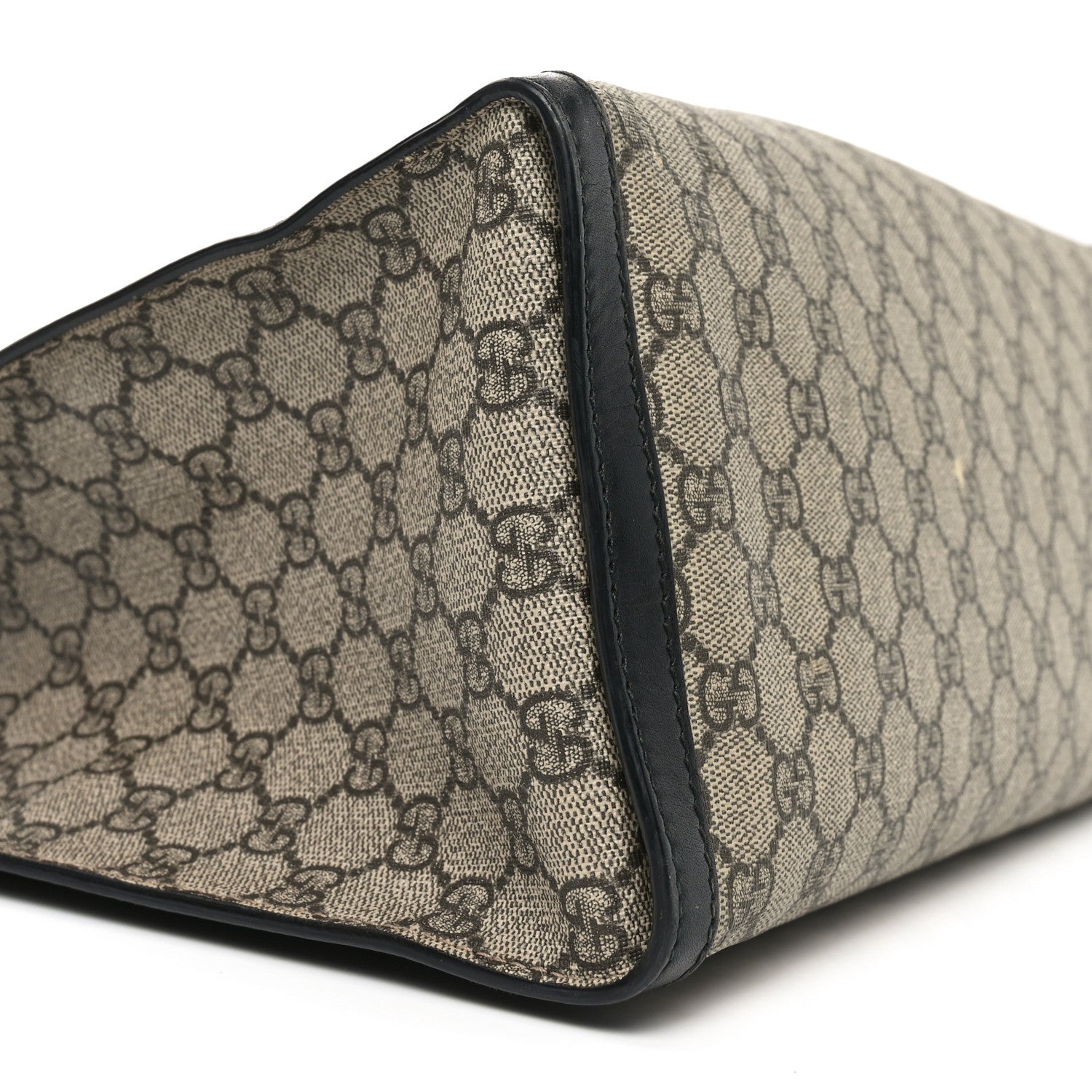 Gucci GG Supreme Monogram Medium Padlock Tote Black 9 of 12