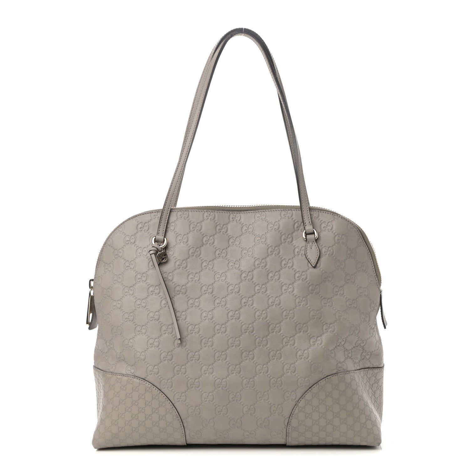 Gucci Guccissima Medium Bree Shoulder Bag Storm Grey 1 of 10