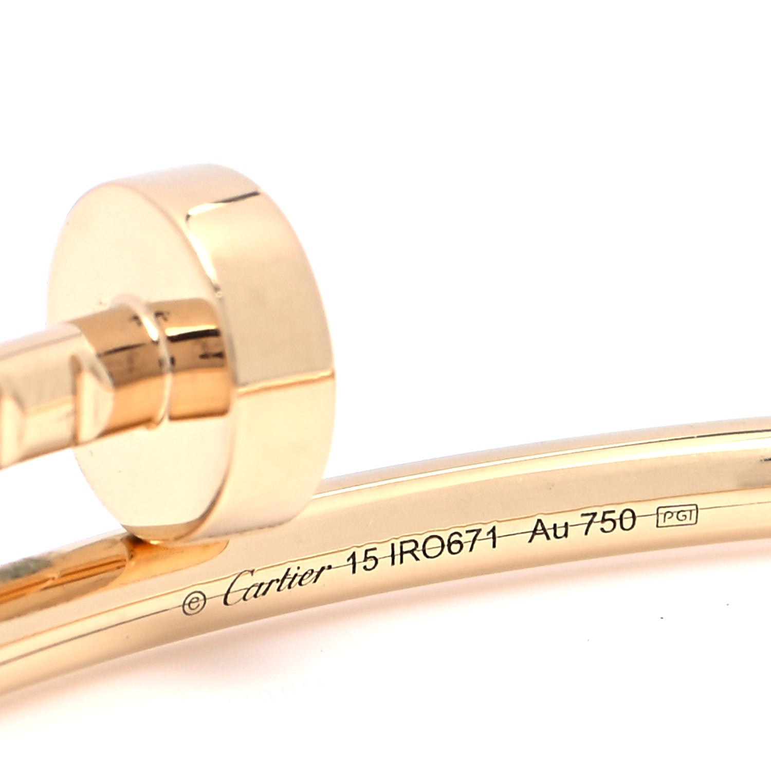 Cartier 18K Pink Gold Small Juste Un Clou Bracelet 15 4 of 5