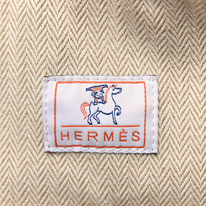 Hermes Canvas Large Bride-A-Brac Cabriole Case Biscuit 6 of 12