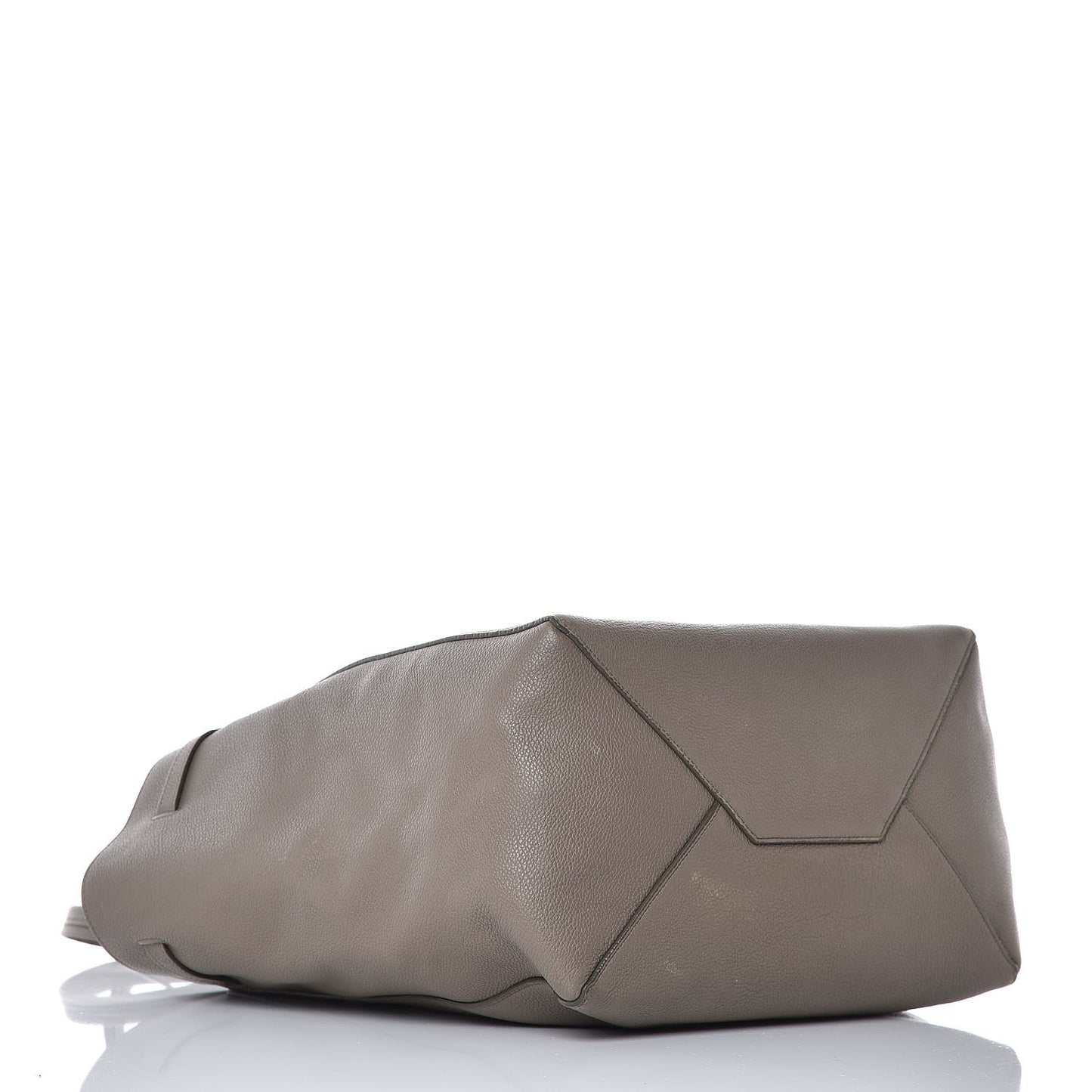 Soft Grained Calfskin Small Belt Cabas Phantom Taupe