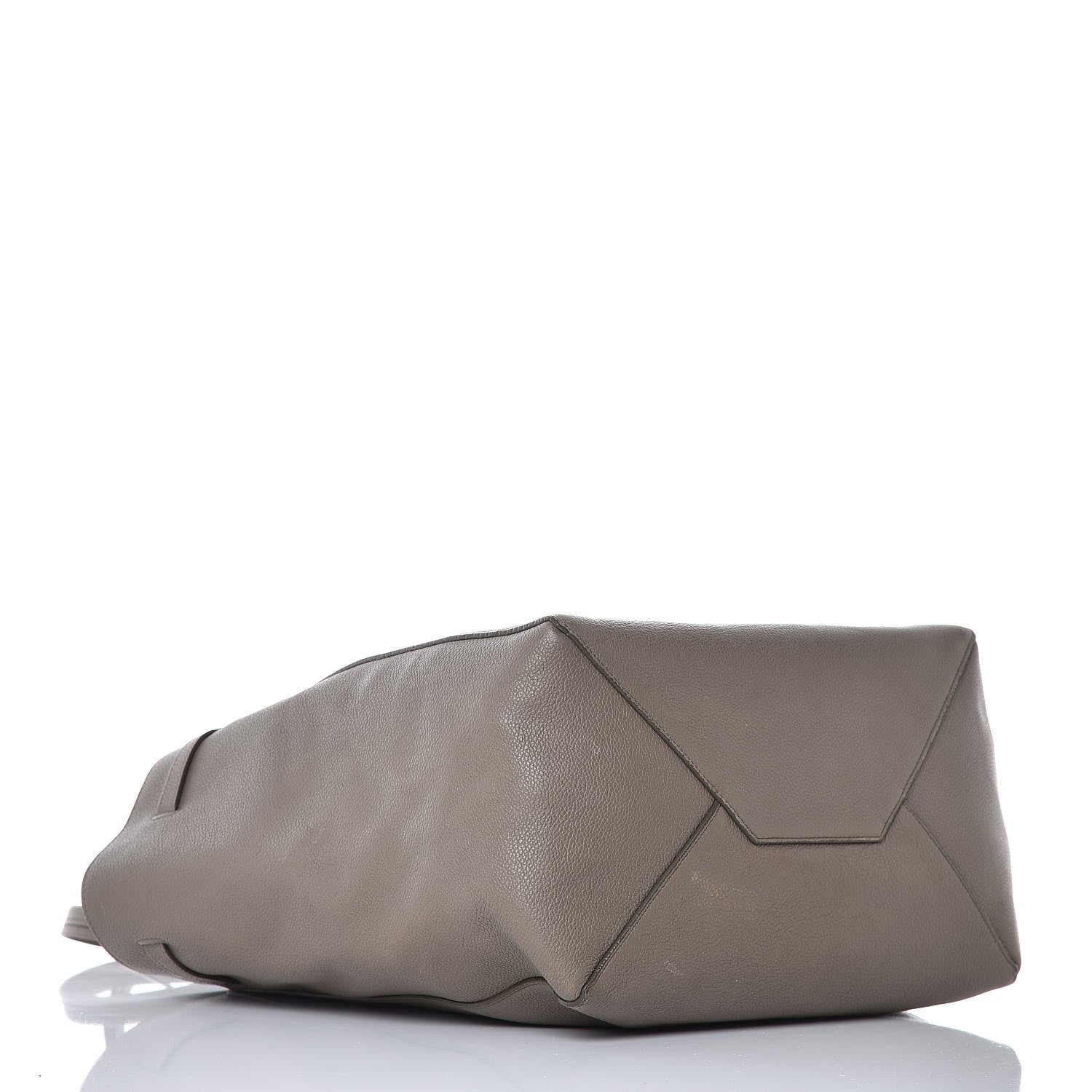 Celine Soft Grained Calfskin Small Belt Cabas Phantom Taupe 4 of 18