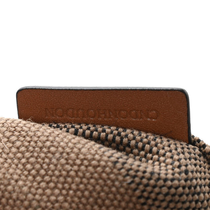 Burberry Canvas Mega Check Medium Ashby Hobo Saddle Brown 7 of 12