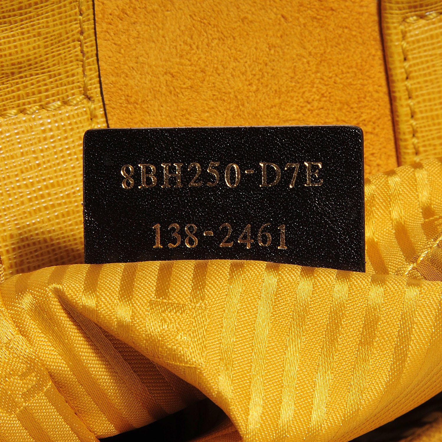 Fendi Vitello Elite Regular 2Jours Tote Yellow Chantilly 7 of 12