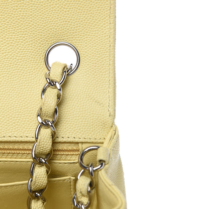 Chanel Caviar Quilted Mini Rectangular Flap Light Yellow 17 of 18