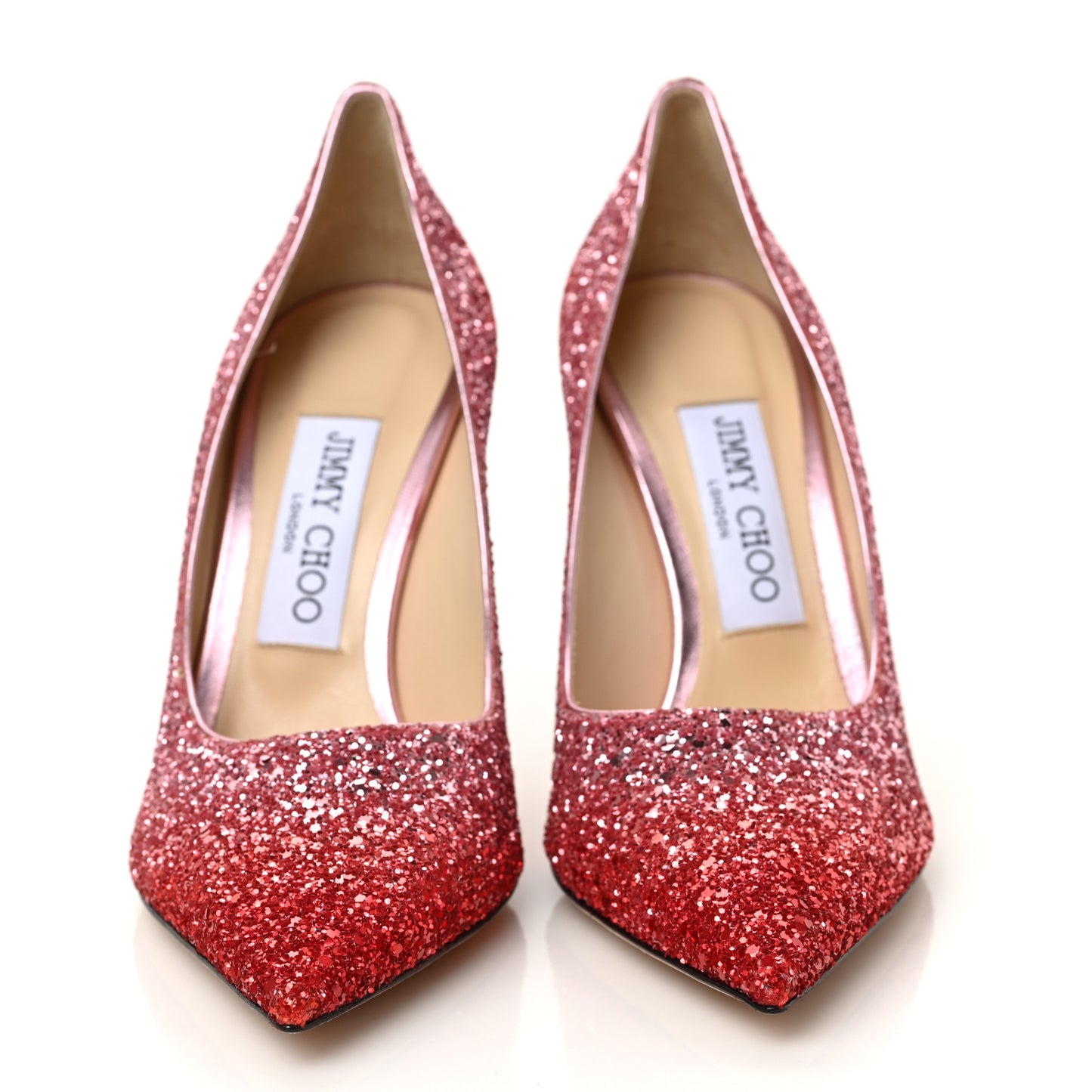 Dynamic Coarse Glitter Fabric Love 100 Pumps 36 Bubble Red