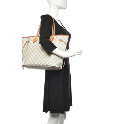 Louis Vuitton Damier Azur Neverfull MM 2 of 18