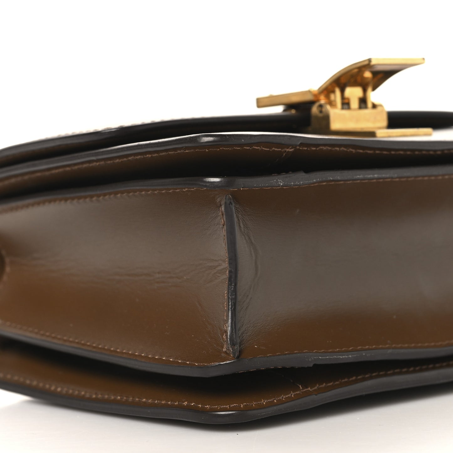 Box Calfskin Small Classic Box Flap Bag Camel