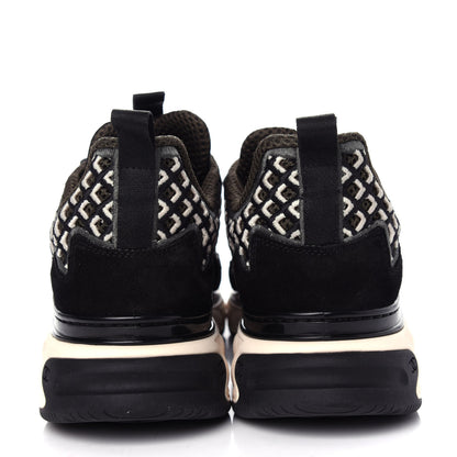 Chanel Suede Calfskin Embroidered CC Sneakers 39.5 Black 7 of 11