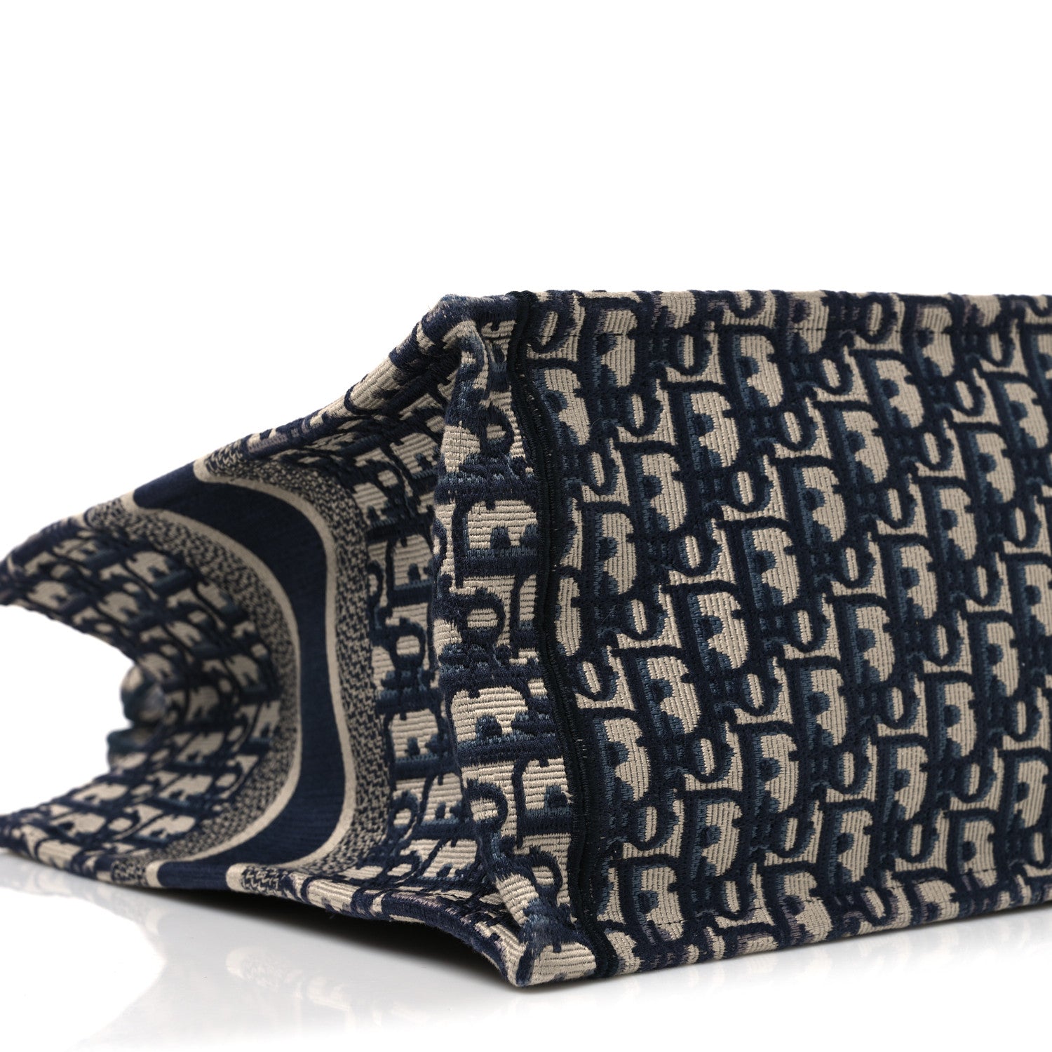 Christian Dior Oblique Medium Book Tote Blue Multicolor 9 of 10