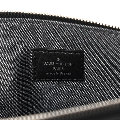 Louis Vuitton Lambskin Embossed Monogram Coussin MM Black Gray 8 of 11