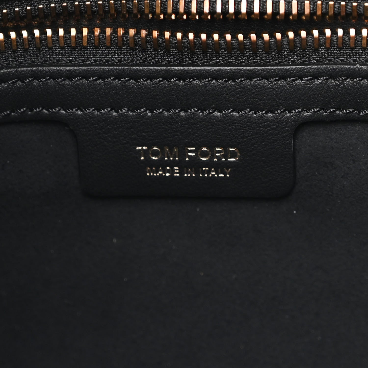 Tom Ford Calfskin Large Alix Padlock Zip Hobo Crossbody Bag Black 6 of 9