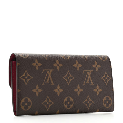 Louis Vuitton Monogram Emilie Wallet Fuchsia 3 of 6