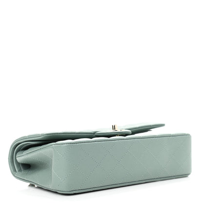 Chanel Caviar Quilted Medium Double Flap Green 4 of 11