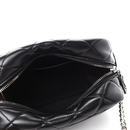Saint Laurent Calfskin Y Quilted Monogram Small Loulou Bowling Bag Black 5 of 10