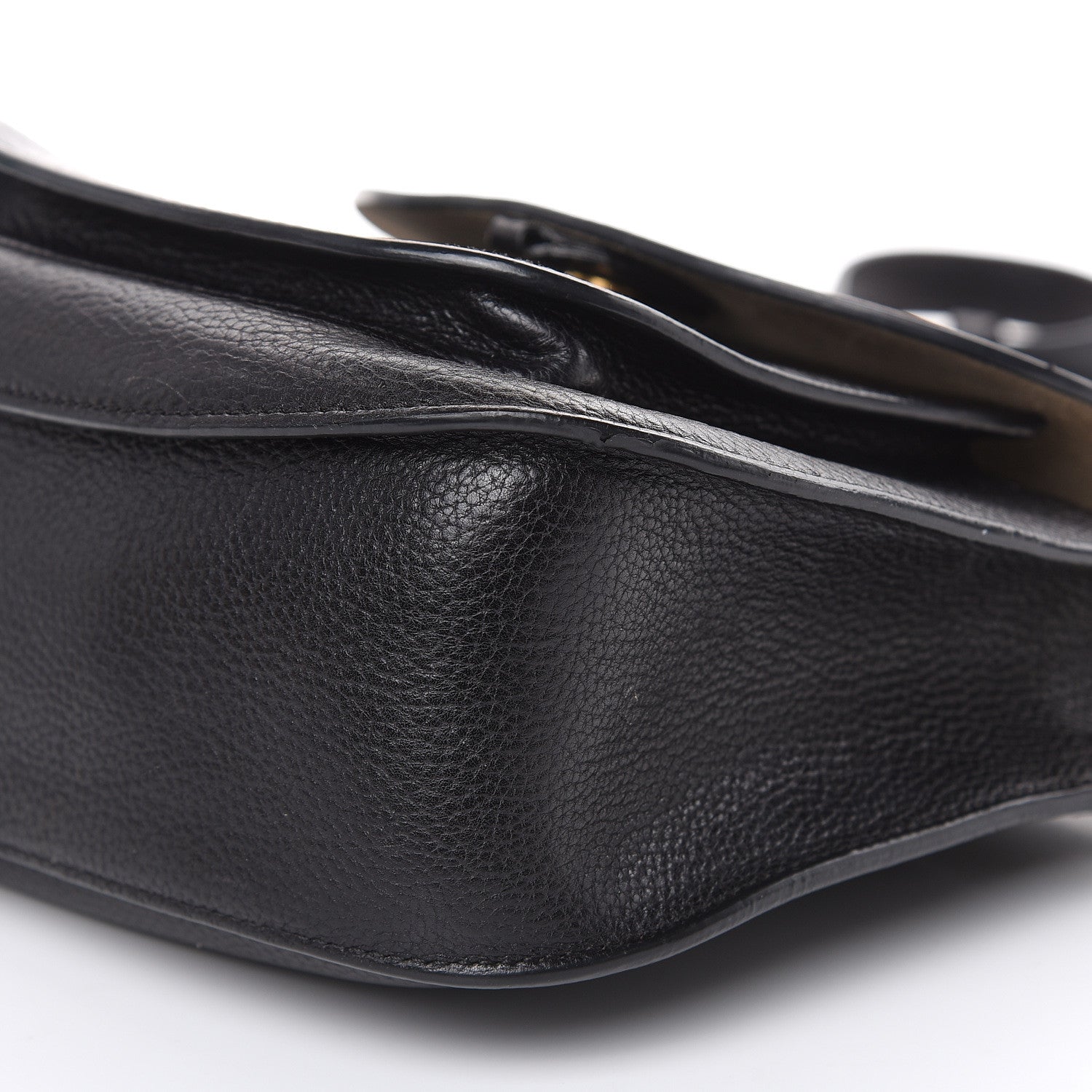 Chloe Grained Calfskin Small Hudson Tassel Shoulder Bag Black 10 of 19