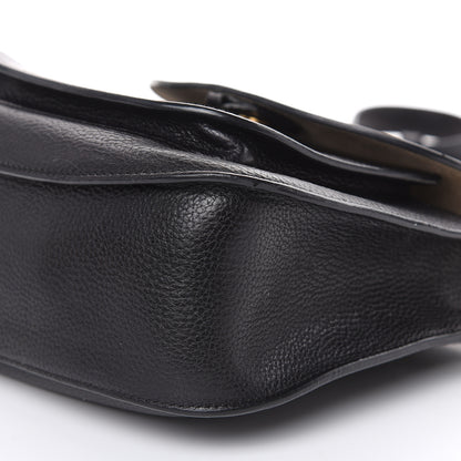 Chloe Grained Calfskin Small Hudson Tassel Shoulder Bag Black 10 of 19