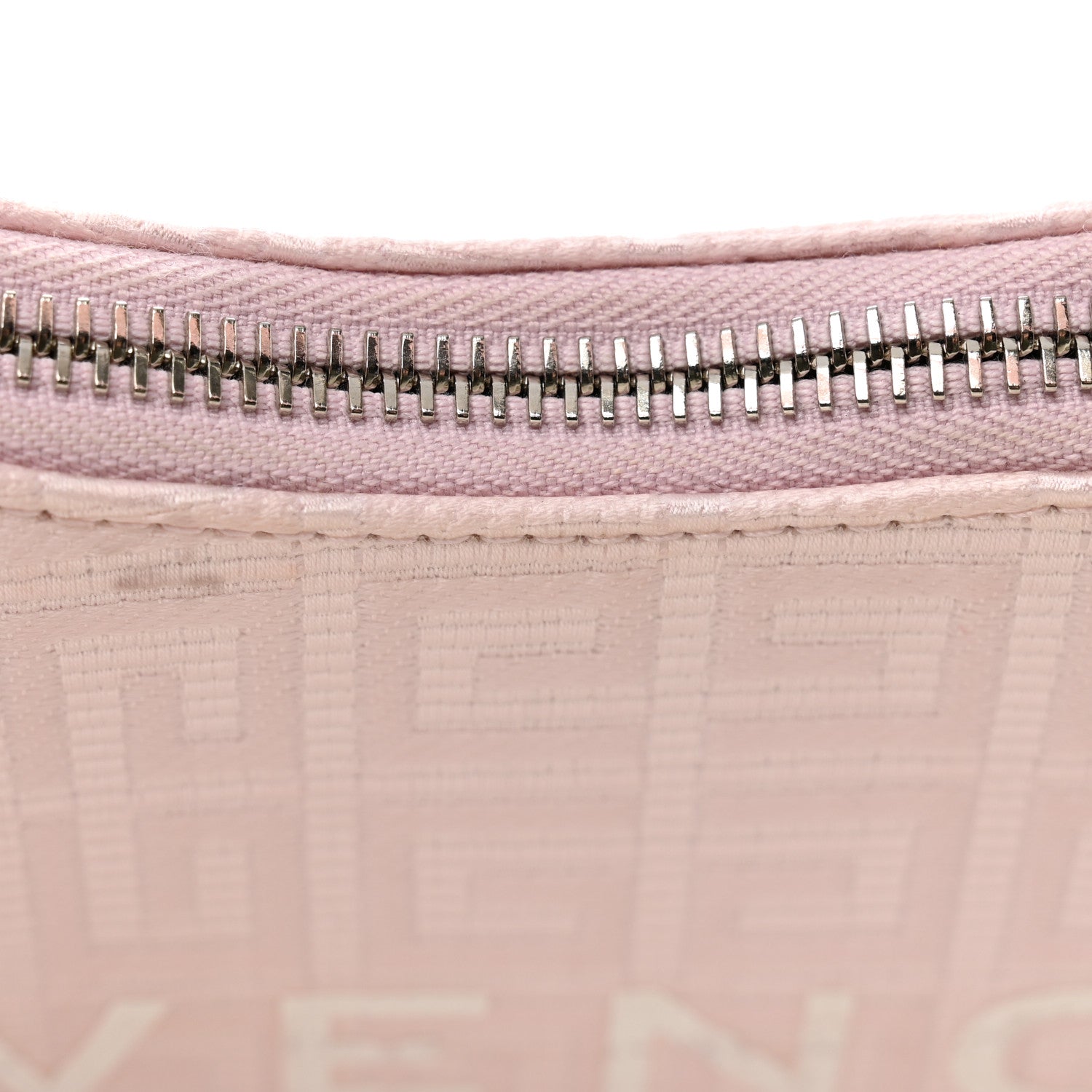 Givenchy Coated Canvas Logo 4G Embossed Small Moon Cut Out Shoulder Bag Blossom Pink 11 of 13