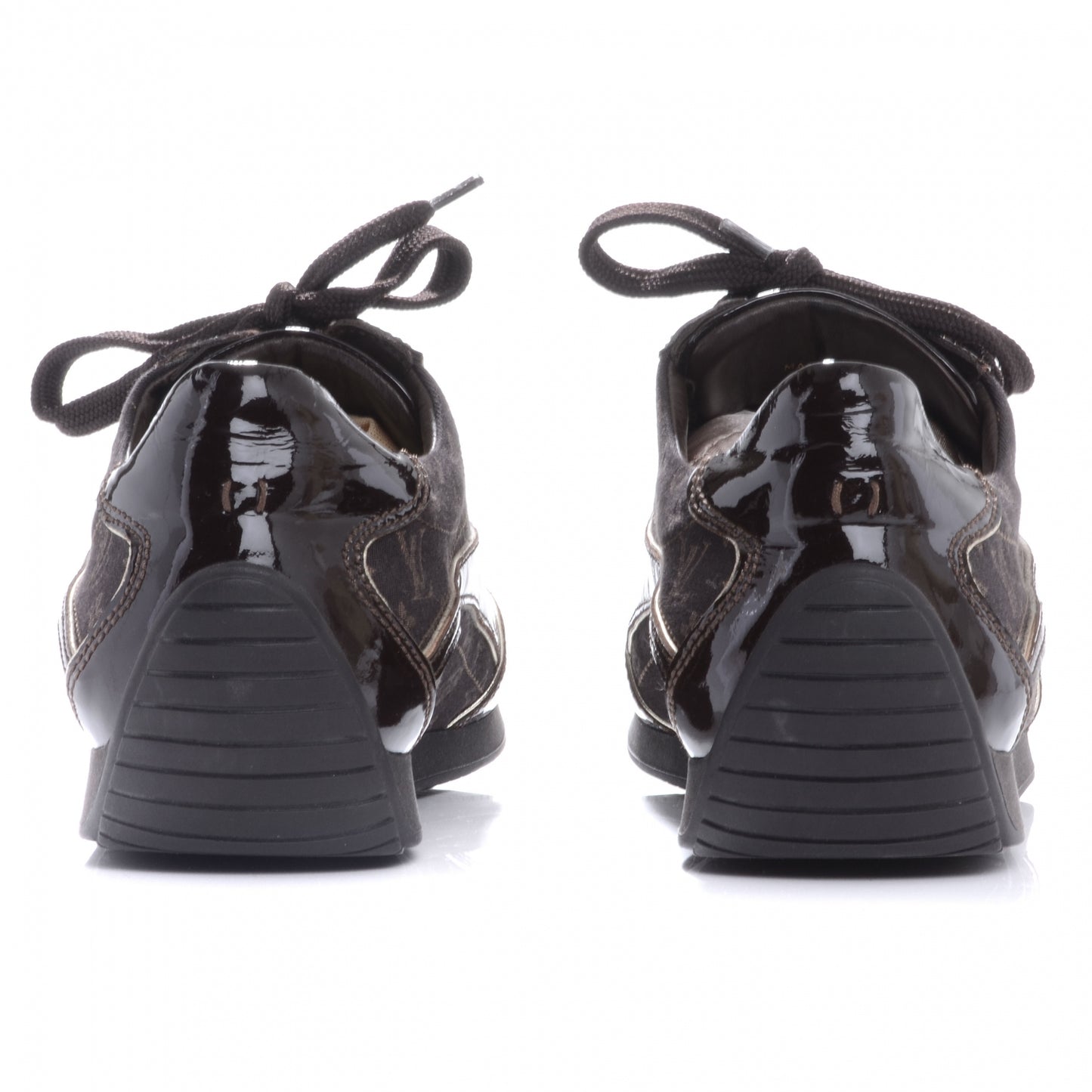 Patent Mini Lin Monogram Sneakers 41 Ebene