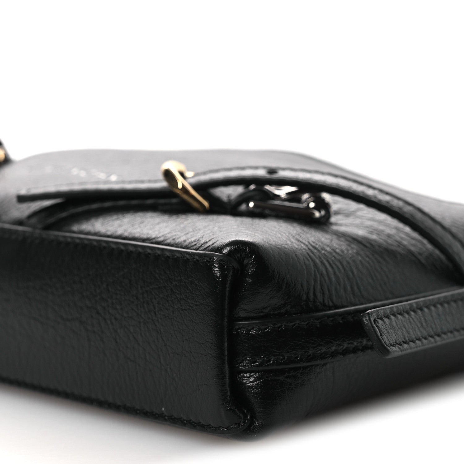Givenchy Tumbled Calfskin Nano Voyou Bag Black 10 of 10
