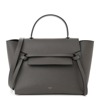 Celine Grained Calfskin Mini Belt Bag Grey 1 of 10