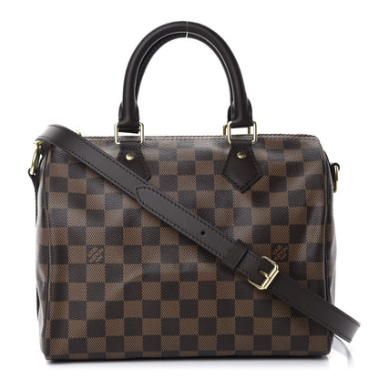 Louis Vuitton Damier Ebene Speedy Bandouliere 25 1 of 10