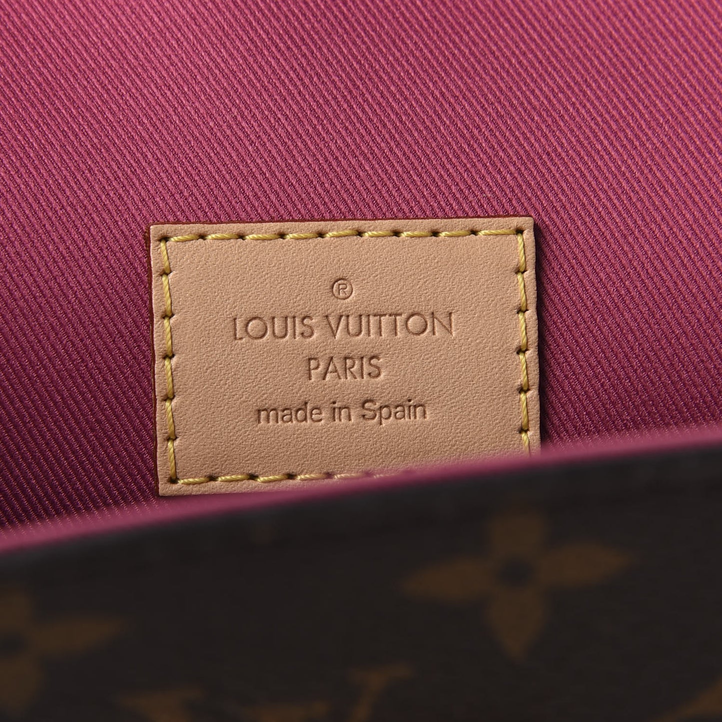 Monogram Cluny BB Bordeaux Fuchsia