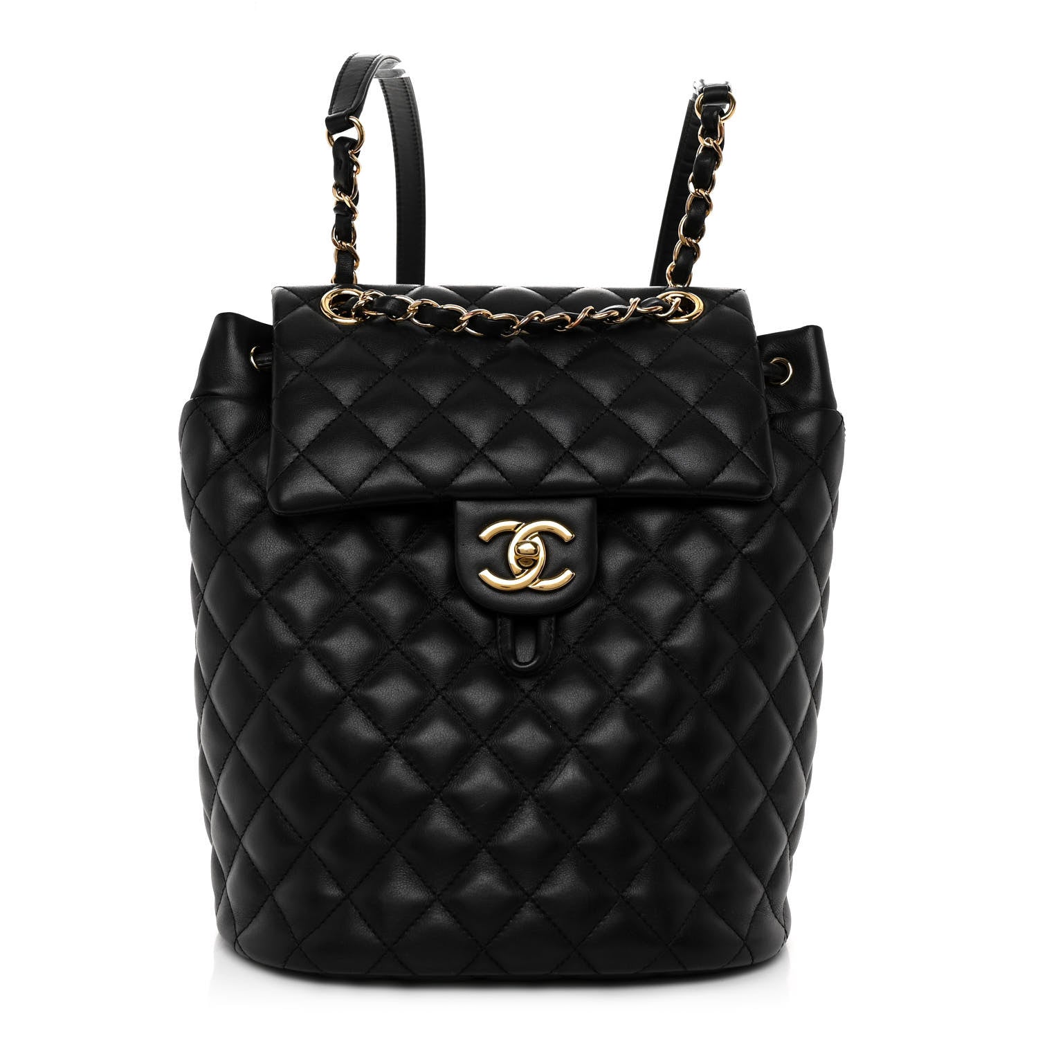 Chanel Lambskin Quilted Small Urban Spirit Backpack Black 1 of 9