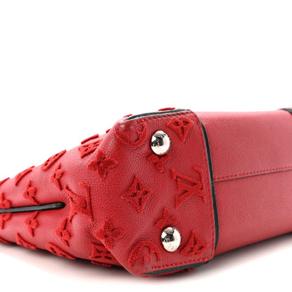 Louis Vuitton Veau Cachemire Tote W BB Cerise 8 of 9