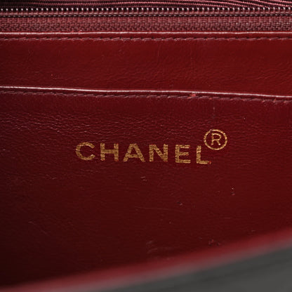 Chanel Lambskin Quilted XL Jumbo Single Flap Black 6 of 10