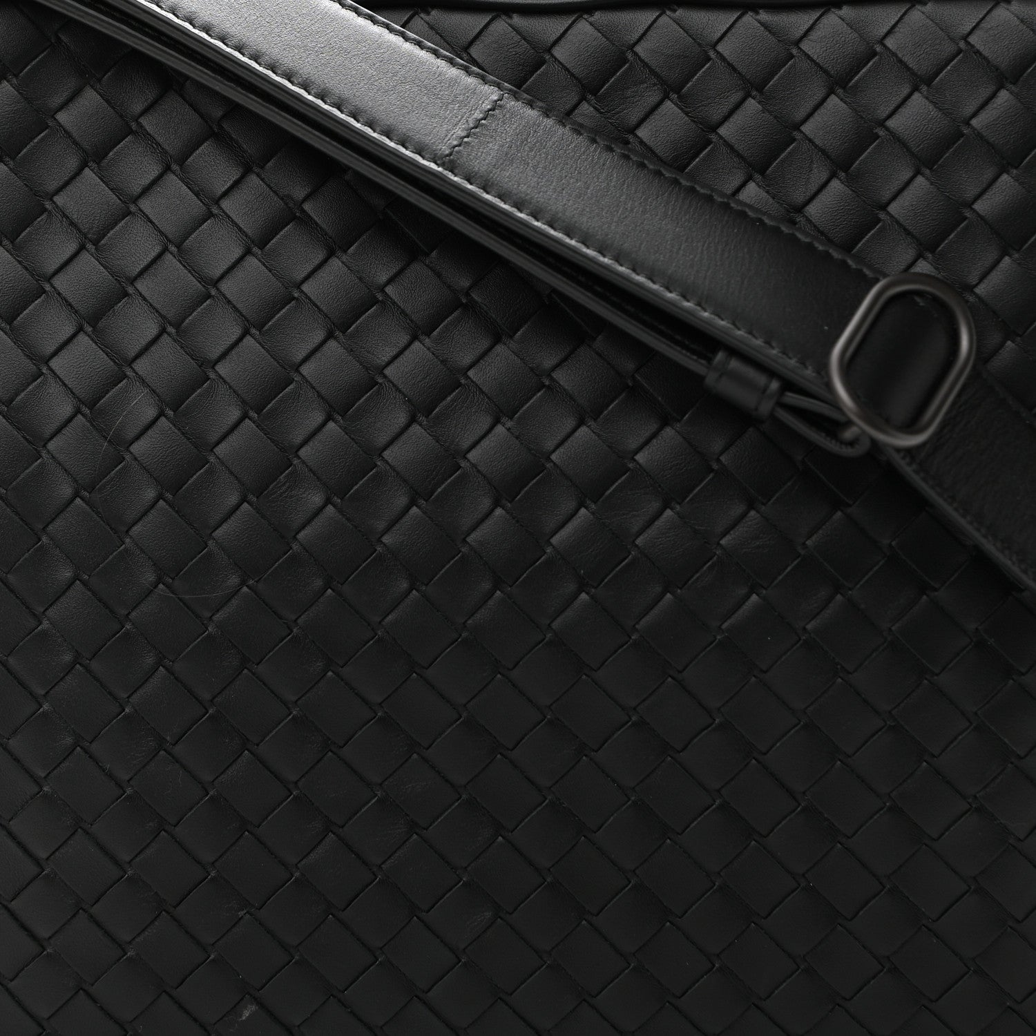 Bottega Veneta Nappa Intrecciato Messenger Bag Black 9 of 11