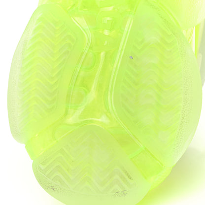 Balenciaga Fabric Mesh Clear Sole Fluo Womens Triple S Sneakers 36 White Fluo Yellow 9 of 12
