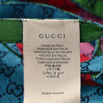 Gucci Monogram Multicolor Reversible Bucket Hat Yellow Multicolor 10 of 10