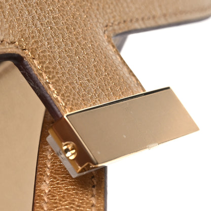 Hermes Metallic Chevre Chamkilight Constance 18 Doré 12 of 13