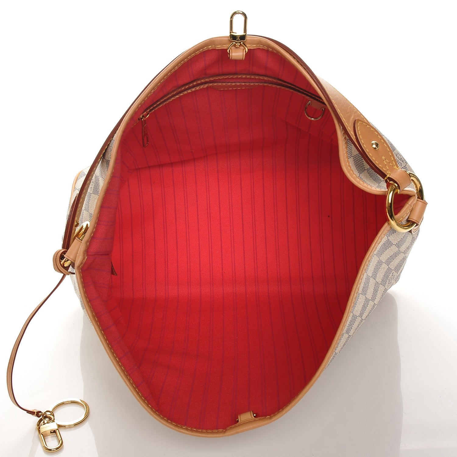 Louis Vuitton Damier Azur Delightful MM Pink 5 of 6