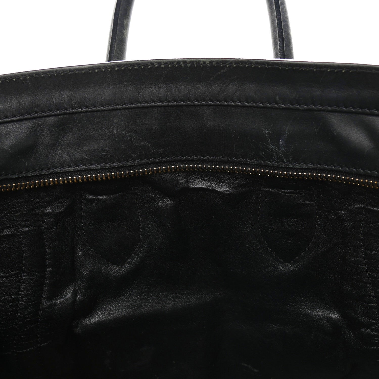 Celine Smooth Calfskin Mini Bi-Color Luggage Forest Black 23 of 29