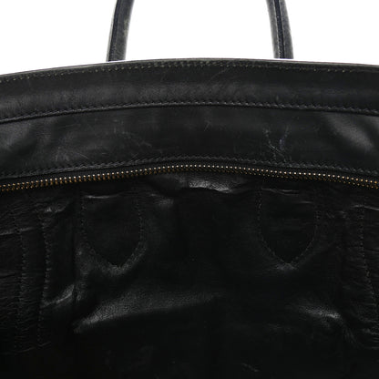 Celine Smooth Calfskin Mini Bi-Color Luggage Forest Black 23 of 29