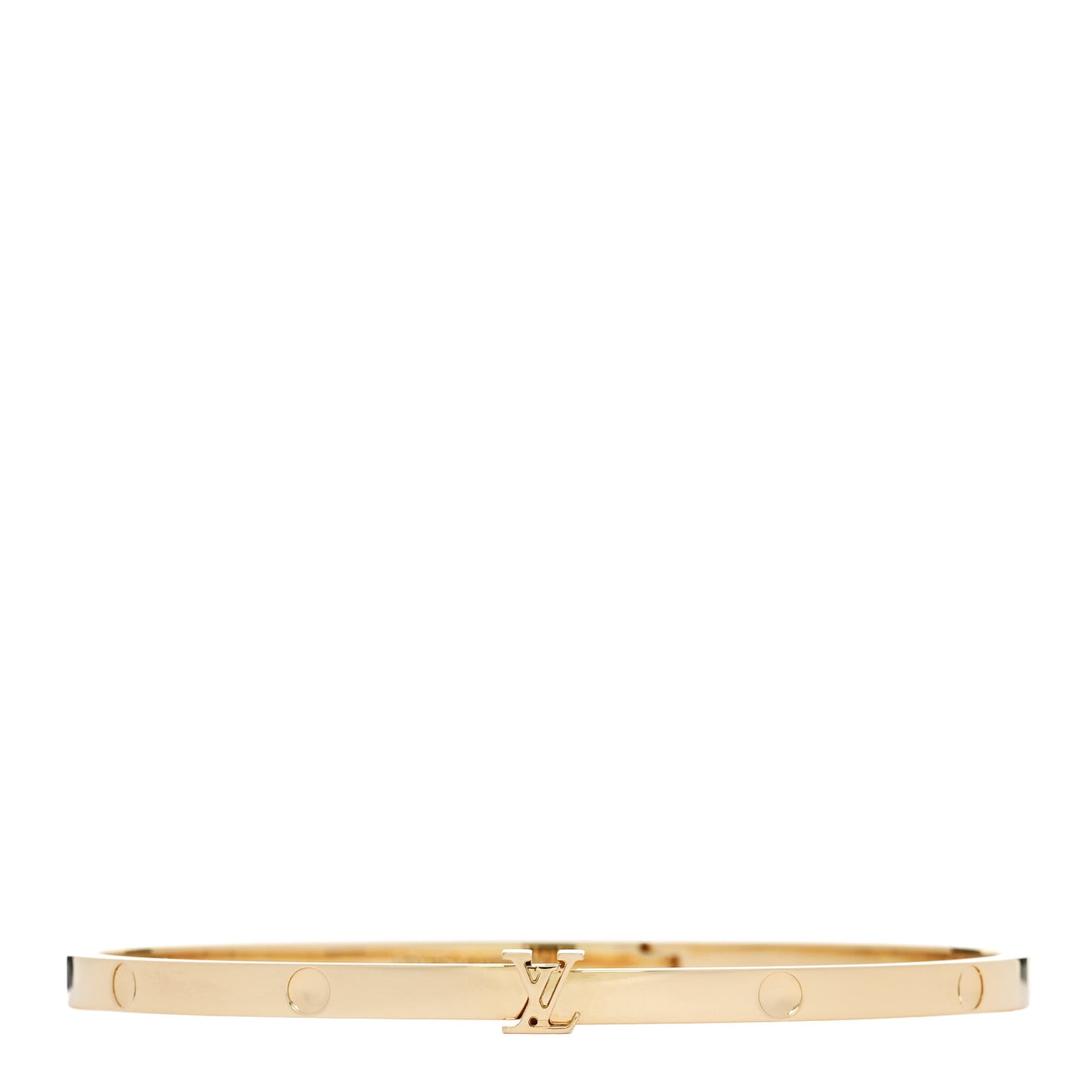 18K Yellow Gold Empreinte Small Bangle Bracelet